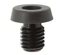 Segrehy Billar Cue Bumper Protector Case de aleación de Aluminio Cubierta de plástico de plástico para el Enchufe de plástico para la Piscina Protectora Durable Accesorio Negro liviano