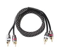 Segrehy Cable Divisor de Audio Premium Cobre Puro Transmisión de señal de Alta fidelidad Sin Ruido para DVD CD TV de Altavoces 1 m 3,3 pies de Longitud