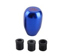 Segrehy CAR Universal Gear Shift Knob Manual de metal de Cabeza de palanca (Azul)