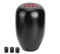 Segrehy CAR Universal Gear Shift Knob Manual de metal de Cabeza de palanca (Negro)