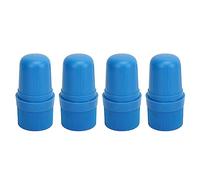 Segrehy Cepillo terminal de batería y lateral después del limpiador 4pcs establecido para baterías automotrices de aluminio ABS Premium Aleación Duración Duración de la batería universal