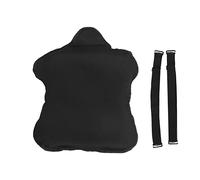 Segrehy Cojín de Gel para Asiento de Motocicleta, Funda de Malla Transpirable, Almohadilla de Asiento de refrigeración con absorción de Impacto para Motocicleta, Color Negro, 38x31x3cm
