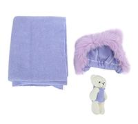 Segrehy Cotton Baby Photography Hat Wrap Doll Toy Set Newborn Baby Photography Props Cute Outfit for Photo Shoots Soft Comfortable Outfit for Infants Within a Month (muñeca+envolvente+sombrero)