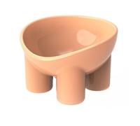 Segrehy Cuenco Elevado para Mascotas, prevención de reflujo, Cuencos de Agua para Alimentos elevados, ergonómicos, multifuncionales, para Gatos y Perros (Rosa)