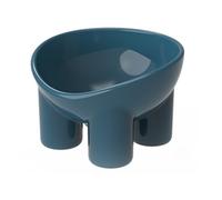 Segrehy Cuenco Elevado para Mascotas, prevención de reflujo, Cuencos de Agua para Alimentos elevados, ergonómicos, multifuncionales, para Gatos y Perros (Lago Azul)