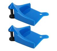 Segrehy Guías de manguera de automóviles tubería de agua anti -detallas de detallas de pellingas cuña para lavado de automóviles azul 2 piezas ABS universal duradero evita la manguera