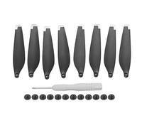 Segrehy Hélices de Drones Rayas de Doble Cara plástico Flexible Sencillo 75x17 mm 6030f Cuchillas de hélice para Mini 3 Pro (Punta de Plata)