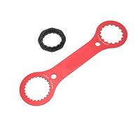 Segrehy Herramienta de fondo de llave de llave BB multifuncional Aleación de aluminio de alta resistencia T6 Tratamiento térmico para Truvativ Race Face BSA BB Red 250 mm