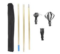 Segrehy High Ceiling Light Bulb Changer Ti Alloy Extension Pole with Baskets for Hard to Reach Ceilings Sturdy Light Bulb Removal Tool for Home Use