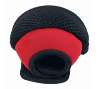 Segrehy Impermeable Baitcasting Baitcasting bolsita de Carrete de Pesca Protector de Rueda de Pescado para Agua Salada Nylon Nylon Neopreno Negro Rojo 15x11.5cm (Rojo)