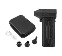 Segrehy Jet Fan Dry Mini Soplador USB Recargable Multifunción Bajo Ruido 130000RPM Plumero de Aire Eléctrico Mini Turbo Ventilador Portátil para Acampar al Aire Libre Viajes ABS PLA (Negra)