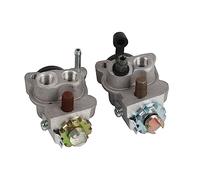 Segrehy Juego de cilindros de rueda de freno delantero Reemplazo de cilindro de freno de rueda delantera izquierda duradero de para TRX300FW Fourtrax 300 4x4 1993 2000 ATV 2PCS