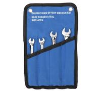 Segrehy Juego de llaves combinadas con trinquete de cabeza flexible, kits de llaves multifunción de apertura rápida de acero al cromo vanadio para proyectos de garaje en el hogar, (4 piezas)