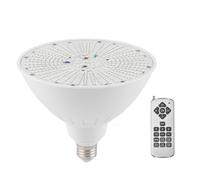 Segrehy Luz LED para piscina de 12V, 40W, E26, RGB, bombilla que cambia de Color para piscina con Control remoto para piscinas, ahorro de energía, resistente al agua IP68