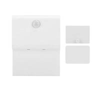Segrehy Luz nocturna LED con inducción del cuerpo humano Sensor de luz blanca cálida Armario Pasillo Lámparas para gabinete para iluminación del hogar Material ABS 9.6x7.6x1.6cm