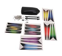 Segrehy Maleta de Equipaje para Techo de Coche RC, Caja de Almacenamiento de plástico ABS Duradera con Hebillas de Acero Inoxidable para Coches RC 1/10 1/8 como SCX10 90046 Traxxas G500,