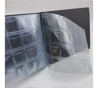 Segrehy Organizador de Libros de Soporte de colección de Monedas 240 Pockets Transparent PVC Penny Album Almacenamiento de exhibición para coleccionistas Medallas de Monedas de Recuerdos (Rojo)