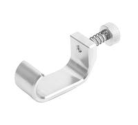 Segrehy Percha de gancho para rejilla trasera de motocicleta, portaequipajes de aleación de aluminio, resistente, duradero, ajuste universal para GTS LX LXV Sprint Primavera 150 50 125 (Plata)