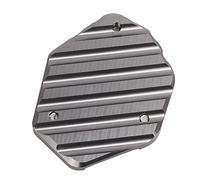 Segrehy Placa de extensión de soporte de aleación de aluminio, soporte lateral, almohadilla ampliadora de repuesto para accesorios de motocicleta MT 09 2021 (Ti Color)