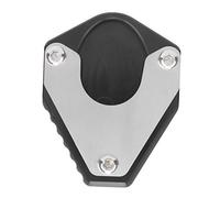 Segrehy Placa de extensión de soporte lateral, almohadilla ampliadora, aleación de aluminio resistente, estabilizador de estacionamiento de motocicleta de acero inoxidable para KLX125