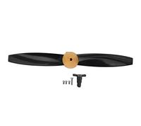 Segrehy Propeller Blade Paddle Blade RC Blade Hoil de Alta Resistencia Part de reemplazo Duradero para XK A160 Control Remoto Aeronave de ala Fija Amarillo de 128 mm 5in 5 Pulgadas
