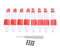 Segrehy Reemplazo de hélices de Drones para Mini 3 Pro 6030F Vuelo silencioso de Color Doble de Doble Cara Dron Cuchillas de Drones livianos 8 Paquete 8 Paquete con Tornillos y (Rojo)