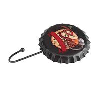 Segrehy Retro Metal Botella Tapa Gancho Cartel de hojalata Cartel de pared Decoración vintage para Bar Café Restaurante Pub Club Material de hierro 17x10 5cm 6 69x4 13 pulgadas (estilo T)