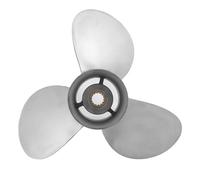 Segrehy Sea Inoxidable 3 Cuchillas Motor Fuera de Tabla Repella de Alto Rendimiento para 9.9 Motores de 20 2 Case de Engranajes de 1/2 Pulgada 14 Dientes de la Ranura 9 1/4in Diámetro 9