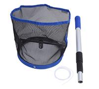 Segrehy Seleccionador de Bola de Tenis de Mesa Gran Capacidad portátil Mango retráctil retráctil contenedor de Red de Pelota de ángulo Ajustable para Jugadores de Pong 292g 1pcs