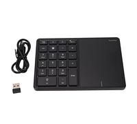 Segrehy Teclado Numérico 2 en 1 con Panel Táctil, Teclado Numérico Bluetooth 2 y 4G de 22 Teclas, Batería de Carga Tipo C de 500 mAh, para Contabilidad Financiera de Escritorio de PC (Negro)