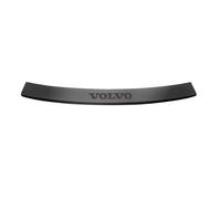 SEGSFGHD Coche Protector Parachoques Trasero, para Volvo V90/V90 Cross Country 2020 2021 2022 2023 2024 2025,Antiarañazos Resistente Desgaste,Pegatinas Protectores Accesorios,A/Black Leather
