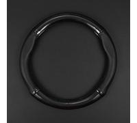 SEGSFGHD Funda Volante Coche, para Seat Ibiza 6j 6l Seat Leon FR Ibiza, Cubierta de Volante de Coche, Accesorios Interior, O-A