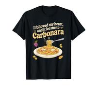 Seguí mi corazón hasta el diseño Amante de la Pasta Camiseta
