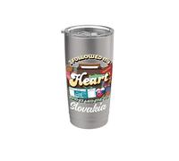 Seguí mi corazón Me llevó a Eslovaquia Viaje Tour de vacaciones Vaso térmico de acero inoxidable de doble pared