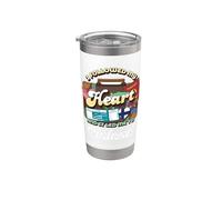 Seguí mi corazón Me llevó a Finlandia Viaje Tour de vacaciones Vaso térmico de acero inoxidable de doble pared