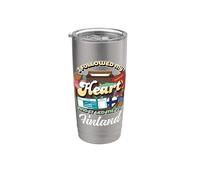 Seguí mi corazón Me llevó a Finlandia Viaje Tour de vacaciones Vaso térmico de acero inoxidable de doble pared