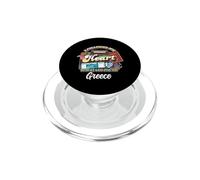 Seguí mi corazón Me llevó a Grecia Viaje Tour de Vacaciones PopSockets PopGrip para MagSafe