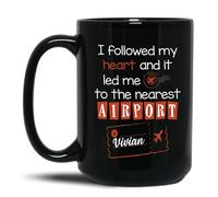 Seguí Mi Corazón Tazas De Regalo Graciosa Tazón De Café Novedad Tazas Té Regalos Divertidos Para Amigos Colegas Navidad 330 Ml