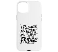 Seguí mi corazón y me llevó a la nevera Carcasa para iPhone 15 Plus