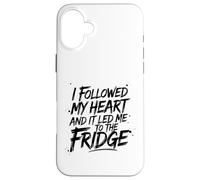 Seguí mi corazón y me llevó a la nevera Carcasa para iPhone 16 Plus