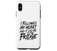 Seguí mi corazón y me llevó a la nevera Carcasa para iPhone XS Max