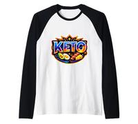 Seguidor de Dieta cetogénica nutricionista Aficionado a la nutrición cetogénica Camiseta Manga Raglan