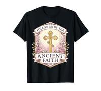 Seguidor De La Antigua Fe Cristiana Ortodoxa Mujer Chica Camiseta