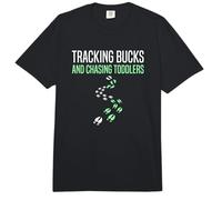 Seguimiento de dólares y Persiguiendo a los niños pequeños Ciervos cazando Padres Comfort Colors Adult Heavyweight T-Shirt