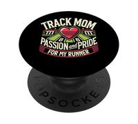 Seguimiento de mamá pasión y Orgullo por mi Corredor PopSockets PopGrip Adhesivo