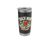 Seguimiento de mamá pasión y orgullo por mi corredor Vaso térmico de acero inoxidable de doble pared