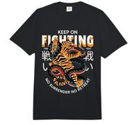 Seguir luchando sin rendición ni retiro Declaración de Luchador Comfort Colors Adult Heavyweight T-Shirt