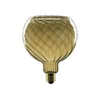 SEGULA Bombilla LED de filamento, diseño flotante, 150 mm, color gris ahumado, regulable, E27