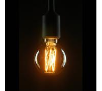 Segula Bombilla LED globo E27 G80 5W 2.200K dorada atenuable