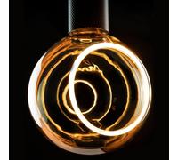 SEGULA Globo flotante LED 150 de 90°, color dorado, E27, 6 W (26 W), 260 lm, 1900 K, hecho a mano